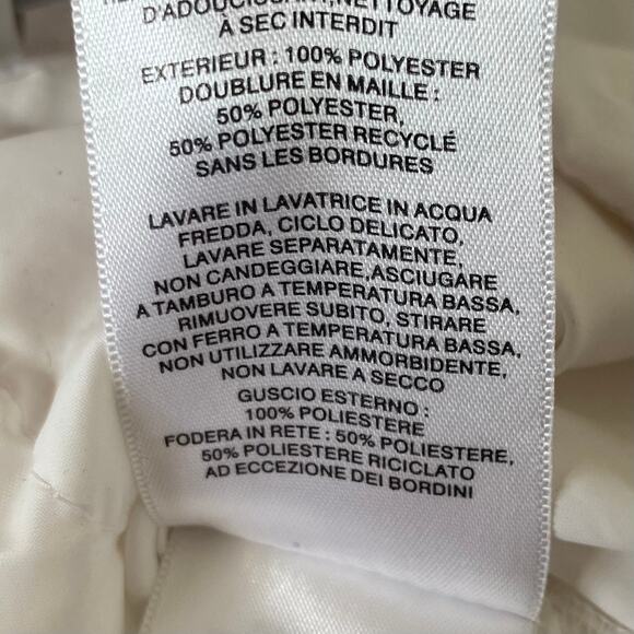 COLUMBIA Women's Full Zip Waterproof Windbreaker Jacket XL White Lightweight - Picture 6 of 6